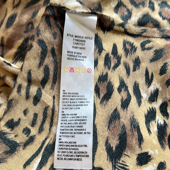 RD Style Leopard Print Midi Slip Dress - Picture 9 of 9